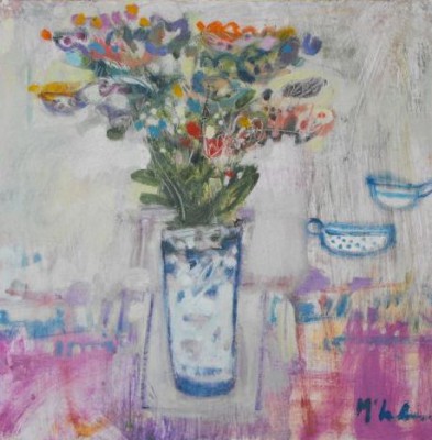 Wild Flowers with Porcelain Cups