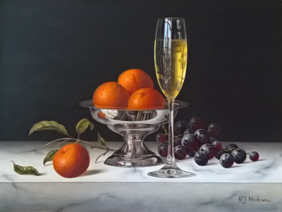 ROY HODRIEN - mandarins with champagne