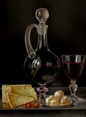 Cheese and Quails Eggs 