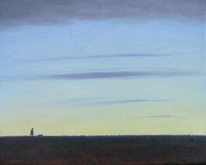STEVEN OUTRAM - walking the top field
