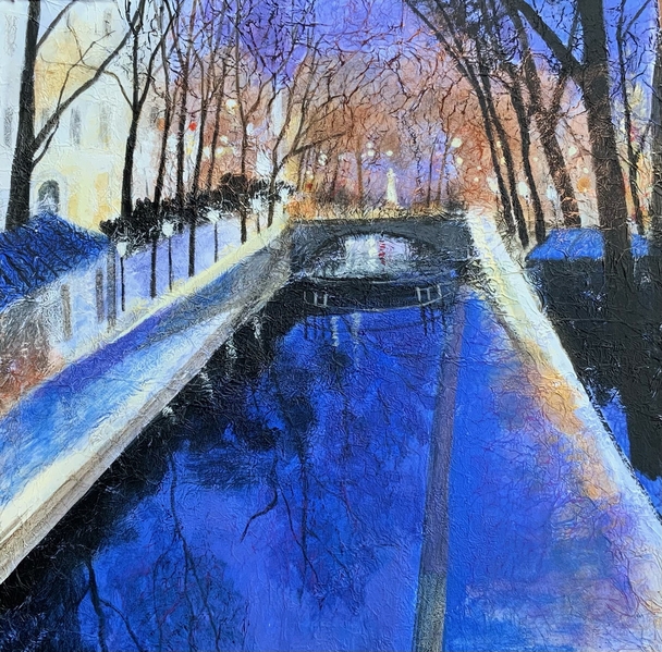 Bright Blue, Canal St Martin, Paris