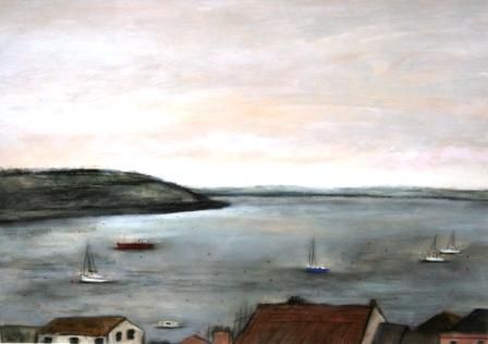 STEPHANIE DEES - dusk over the bay