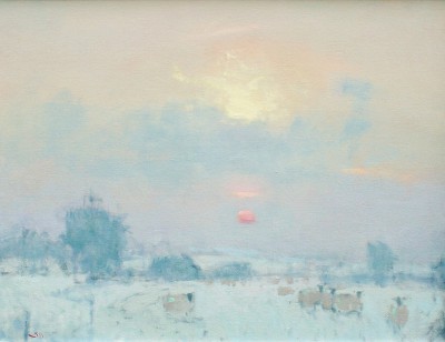 STEPHEN BROWN RBA - sunset, the high cotswolds