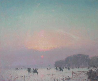 STEPHEN BROWN RBA - snowy sunset