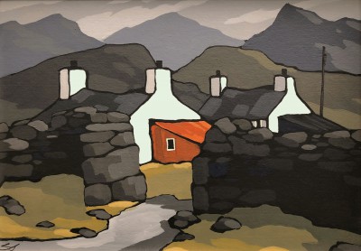 STEPHEN JOHN OWEN - the road to the cottage - y lon ir bwthyn