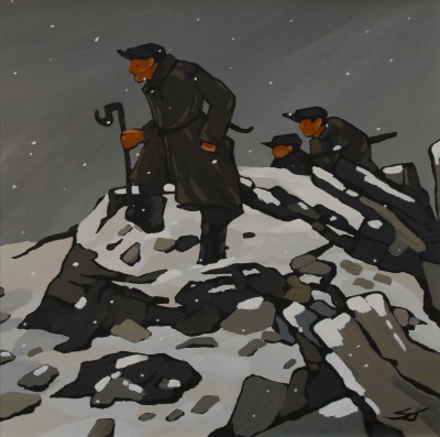 STEPHEN JOHN OWEN - looking for lost sheep ('chwilio am y defaid ar goll')