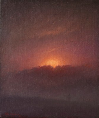 STEVEN OUTRAM - moon rising (study)