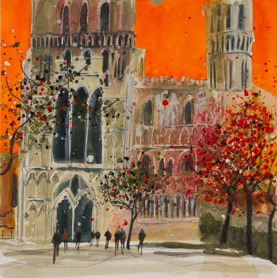 SUSAN BROWN - main entrance, ely cathedral