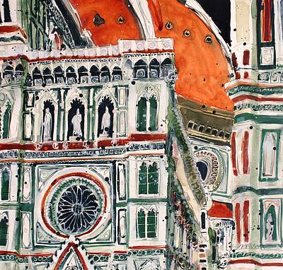 SUSAN BROWN - detail of duomo