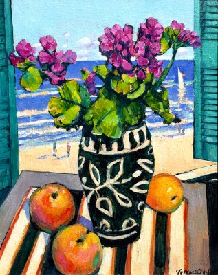 British Artist TERENCE CLARKE - Souvenir of Nice