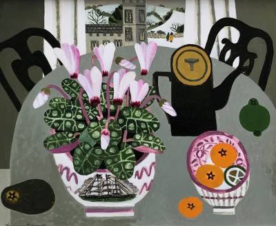 VANESSA BOWMAN - cyclamen and tangerines