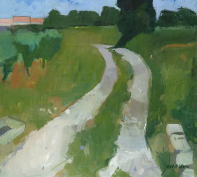 CHARLES JAMIESON - country path near siran, france