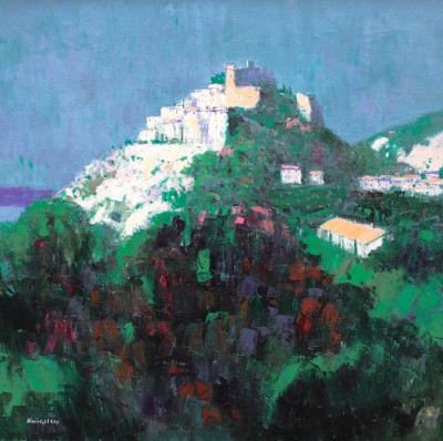 Scottish Artist JOHN KINGSLEY - Eze, Provence