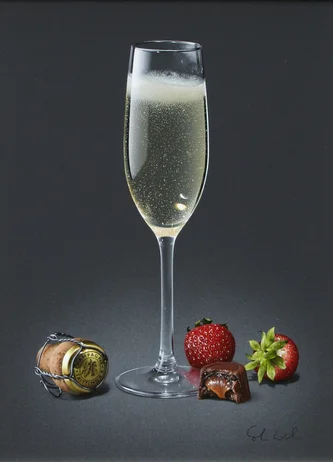 Taittinger and Strawberries