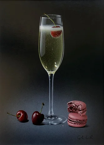 Macarons and Cherries