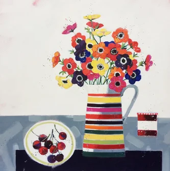 Anemones and Cherries