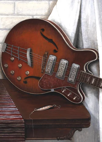 Scottish Artist DONALD PROVAN - Red Harmony