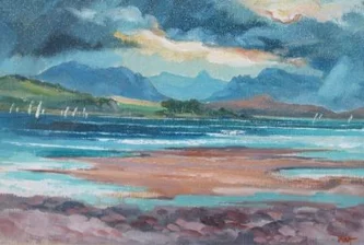 Storm Clouds Over Arran