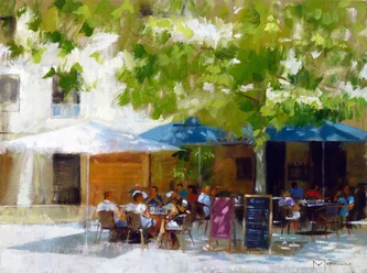 Dejeuner, Lourmarin, Provence
