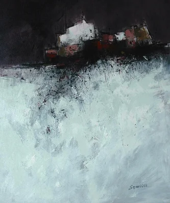 Scottish Artist JAMES SOMERVILLE - Early Snow