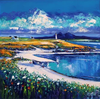 Bright Morning, Lochindaal, Isle of Islay