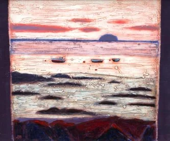 Rocky Shore with Ailsa Craig