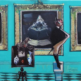 Scottish Artist JOE HARGAN - Striking a Pose