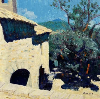 Scottish Artist JOHN KINGSLEY - Deep Shadows, Vaucluse