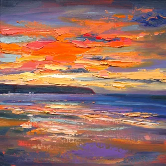 Sunset over Headland, Whitby