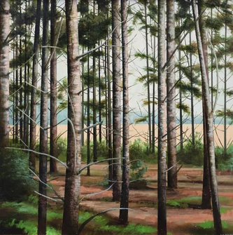 Scottish Artist LOUIS MCNALLY - Woods