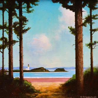 Scottish Artist LOUIS MCNALLY - Path to the Beach