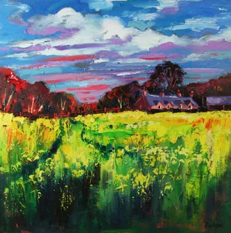 Scottish Artist LYNN RODGIE - Mackerel Sky