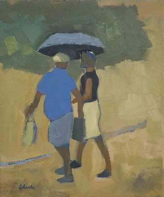 Sharing an Umbrella