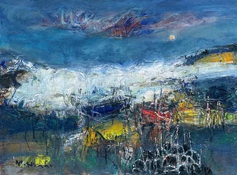 Scottish Artist NAEL HANNA - Creels, Anstruther