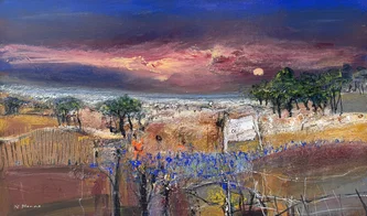 Scottish Artist NAEL HANNA - Road to Montrose
