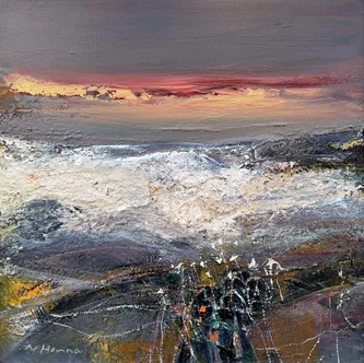 Scottish Artist NAEL HANNA - Retired Creels, West Haven, Angus