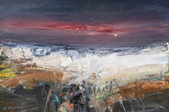 Scottish Artist NAEL HANNA - Fishing Season, Angus