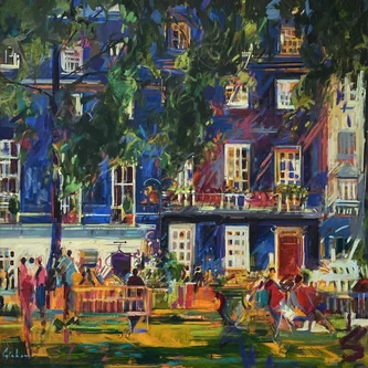 Scottish Artist PETER GRAHAM - Berkeley Square