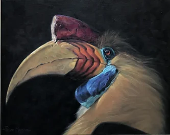 Scottish Artist PETER MUNRO - Hornbill