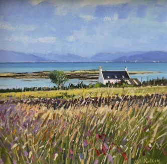 Scottish Artist ROBERT KELSEY - Summer Croft, Ardnamurchan