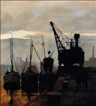 Sundown on North Quay Docks