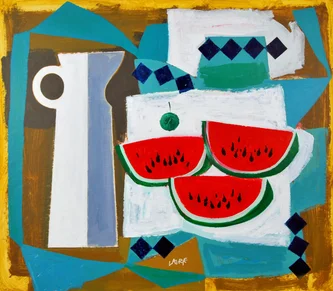 Greek Melon and Jug