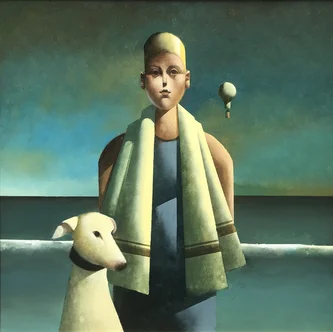 Bather and Dog
