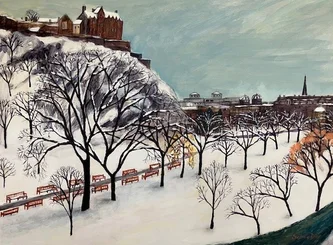 Scottish Artist STEPHANIE DEES - Princes Street Gardens, Edinburgh