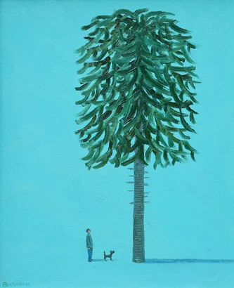 Scottish Artist STUART BUCHANAN - Monkey Puzzle