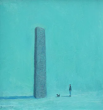 Scottish Artist STUART BUCHANAN - Standing Stone
