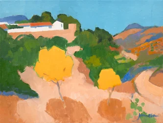 Scottish Artist CHARLES JAMIESON - Hot Afternoon, Portugal