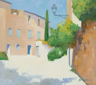 Scottish Artist CHARLES JAMIESON - Oppède Le Vieux