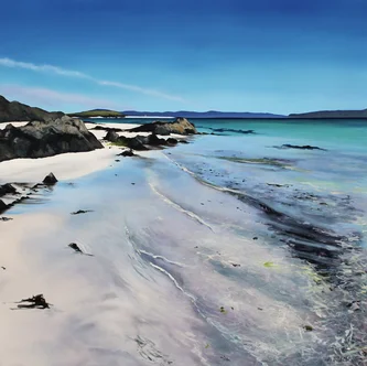 Scottish Artist NICOLA WAKELING - Warm June Sun, Iona