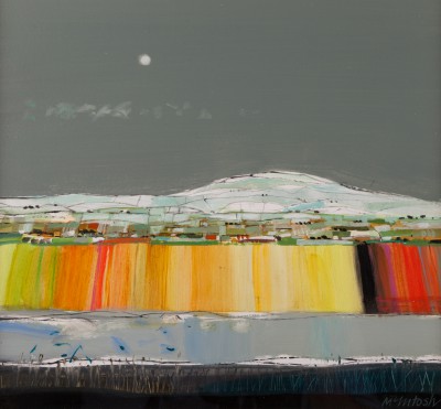 Scottish Artist Archie Dunbar McINTOSH - Spring Fields